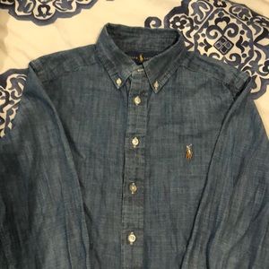 Boys Ralph Lauren button down dress shirt M 10-12